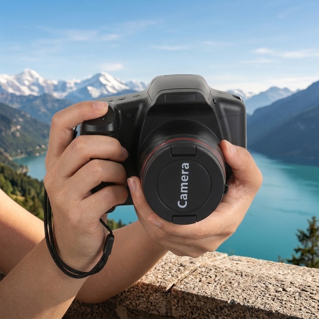 4K Digital Camera, 16X Zoom, Rechargeable