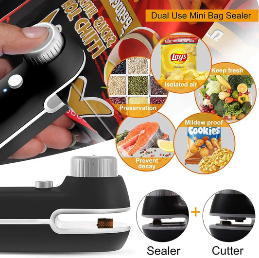 2 in 1 Mini Heat Sealer