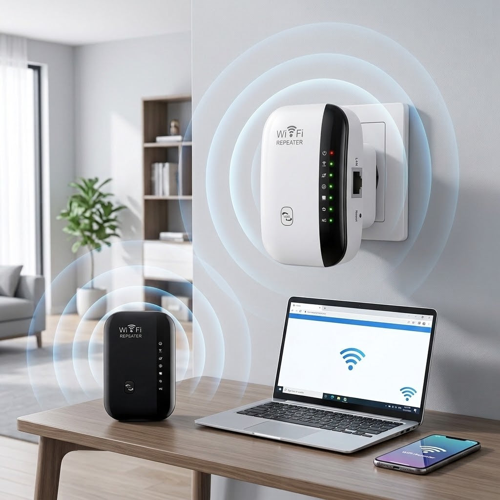 300Mbps WiFi Repeater, Wireless Signal Extender