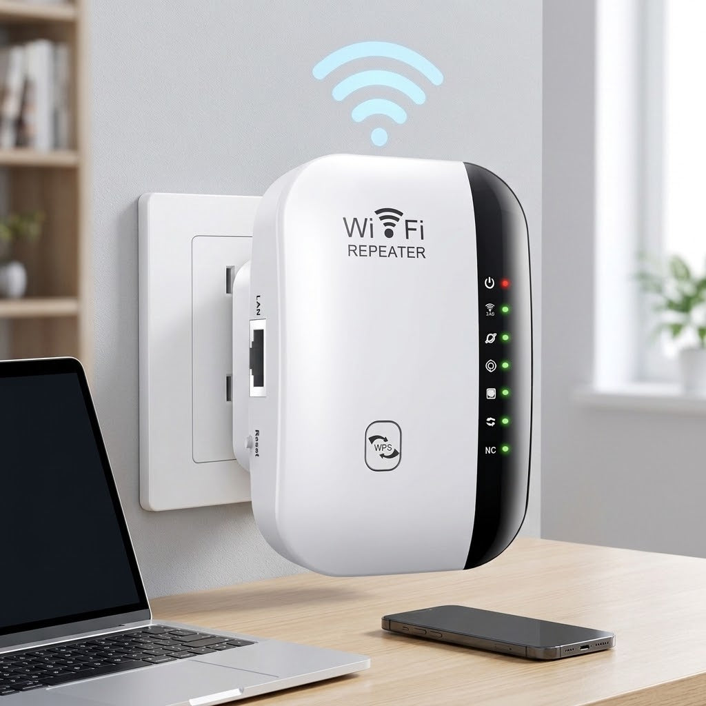300Mbps WiFi Repeater, Wireless Signal Extender