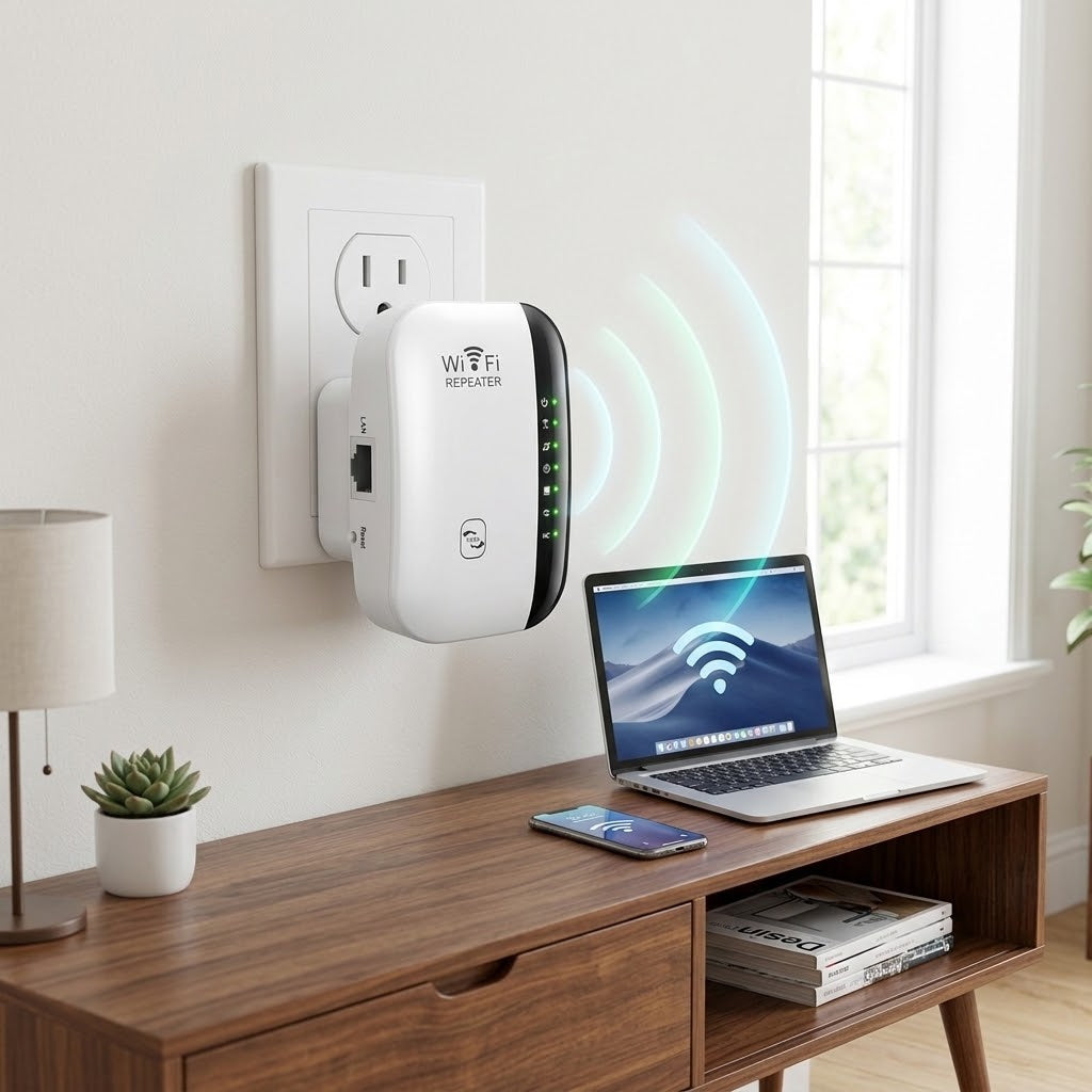 300Mbps WiFi Repeater, Wireless Signal Extender