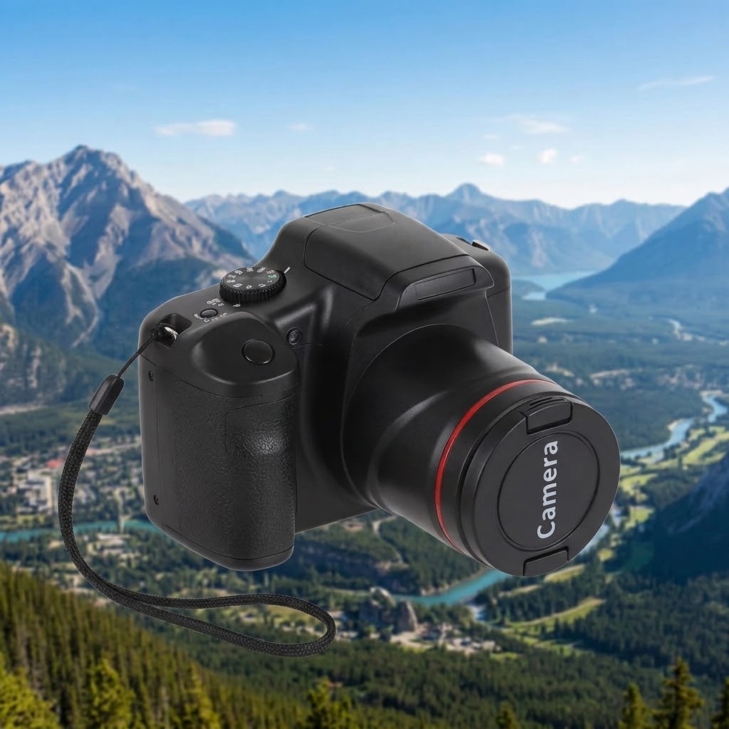 4K Digital Camera, 16X Zoom, Rechargeable