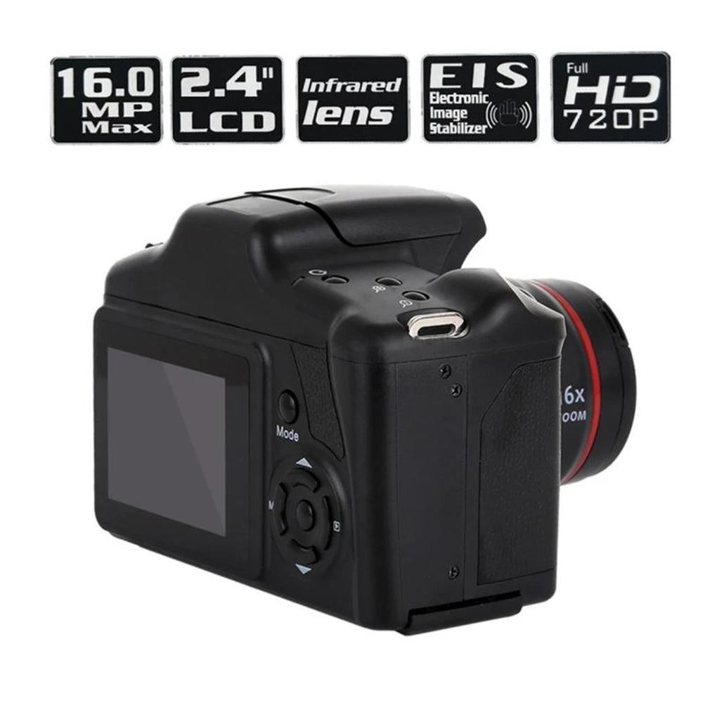 Camera Digital Video Photography Camcorder Cameras Zoom 16X 4K Mirrorless Rechargeable Telephoto Smart Digital Camera