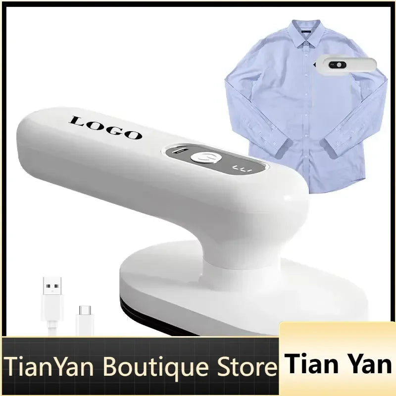 EE1 for Portable USB Rechargeable Wireless Cordless Mini Handheld Steam Iron with Vertical Steam Adjustable Temperature for