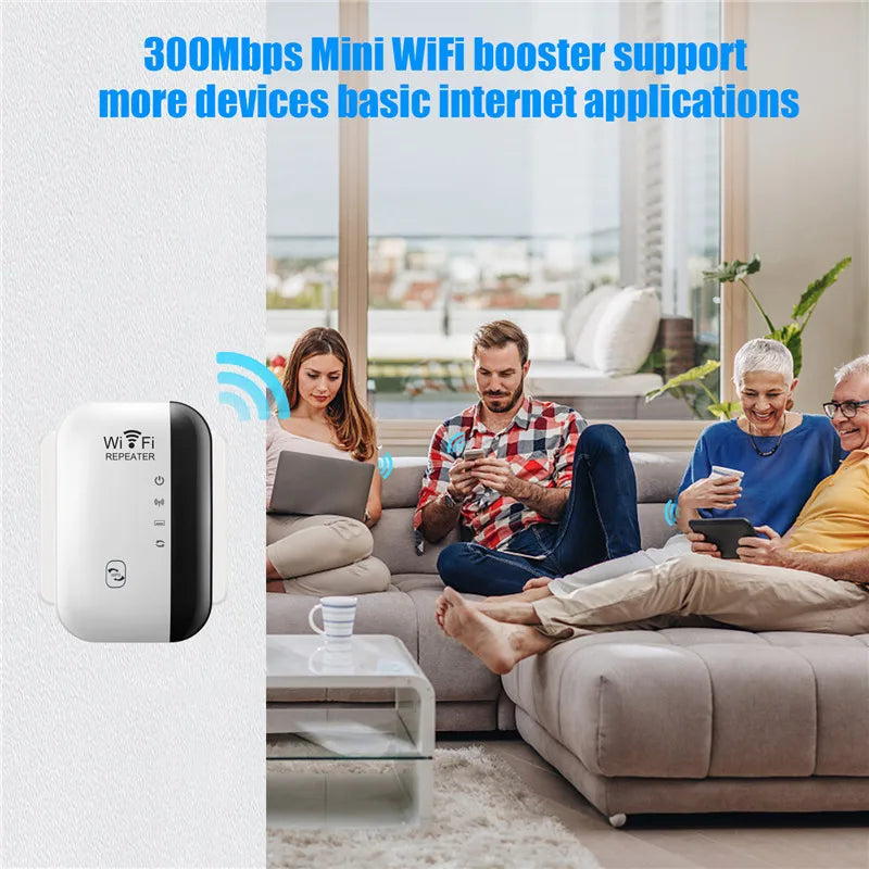 موسع نطاق واي فاي لاسلكي بسرعة 300 ميجابت في الثانية، جهاز توجيه 2.4G، مضخم إشارة واي فاي، محول بطاقة شبكة 802.11N للكمبيوتر الشخصي